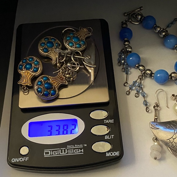 Sterling Silver 925 Scrap Jewelry Lot - Picture 2 of 12